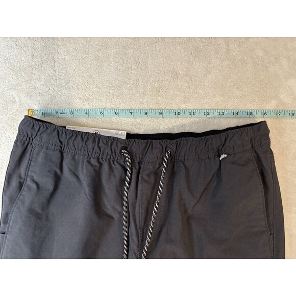 NWT Hurley Men's Medium Pacer Stretch Tech Twill Elastic Cuffs Jogger Gray - Picture 9 of 12